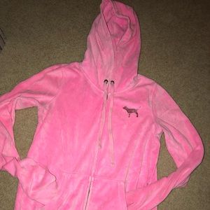 Pink VICTORIA Secret zip up jacket !